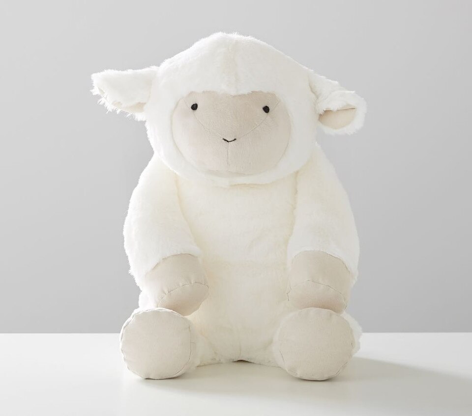 pottery barn lamb plush